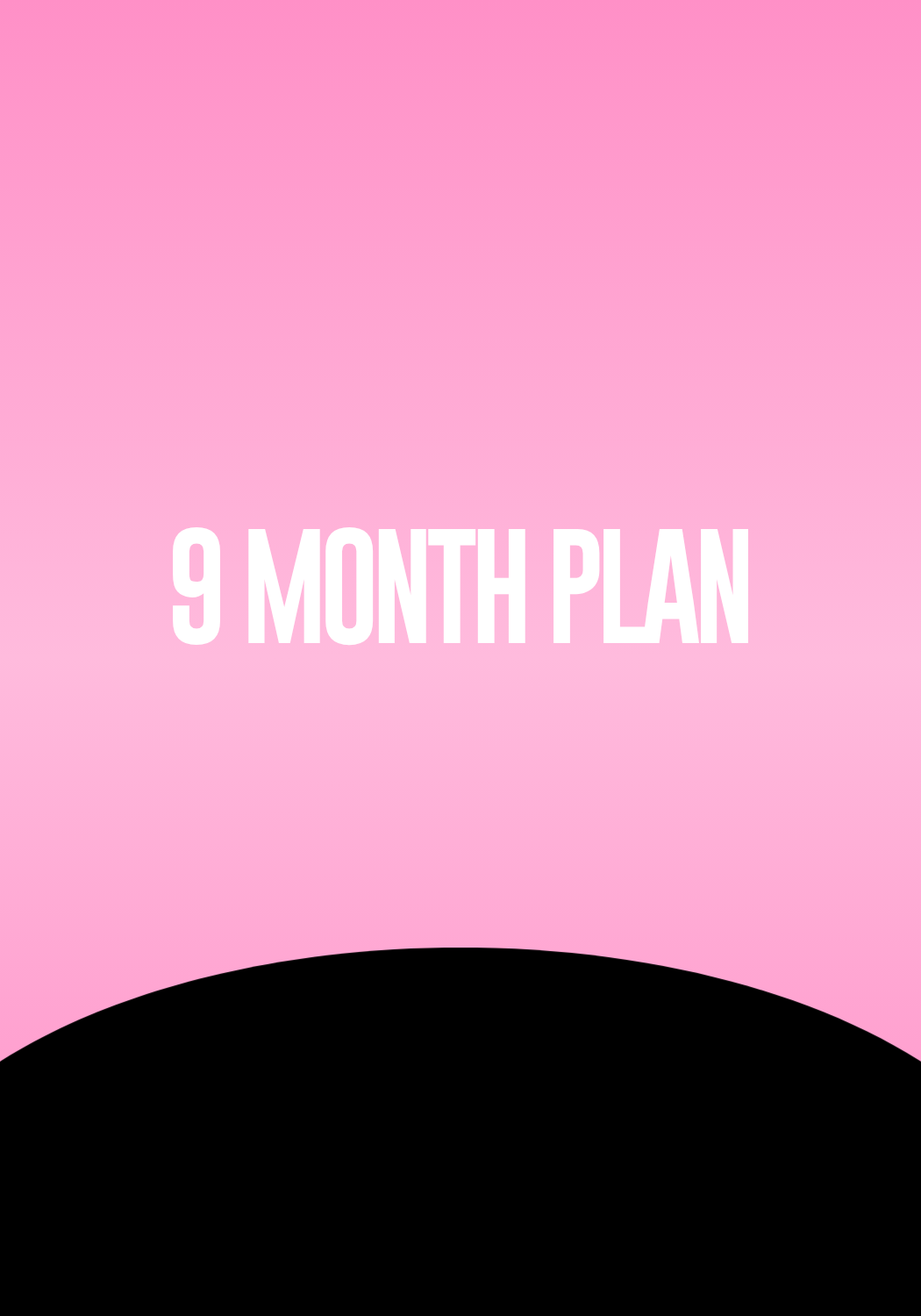 9 Month Plan