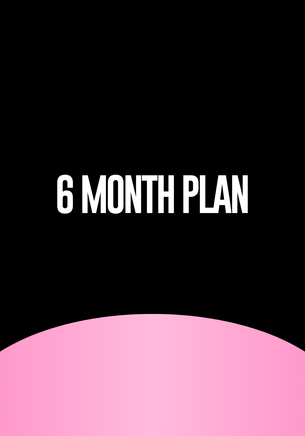 6 Month Plan